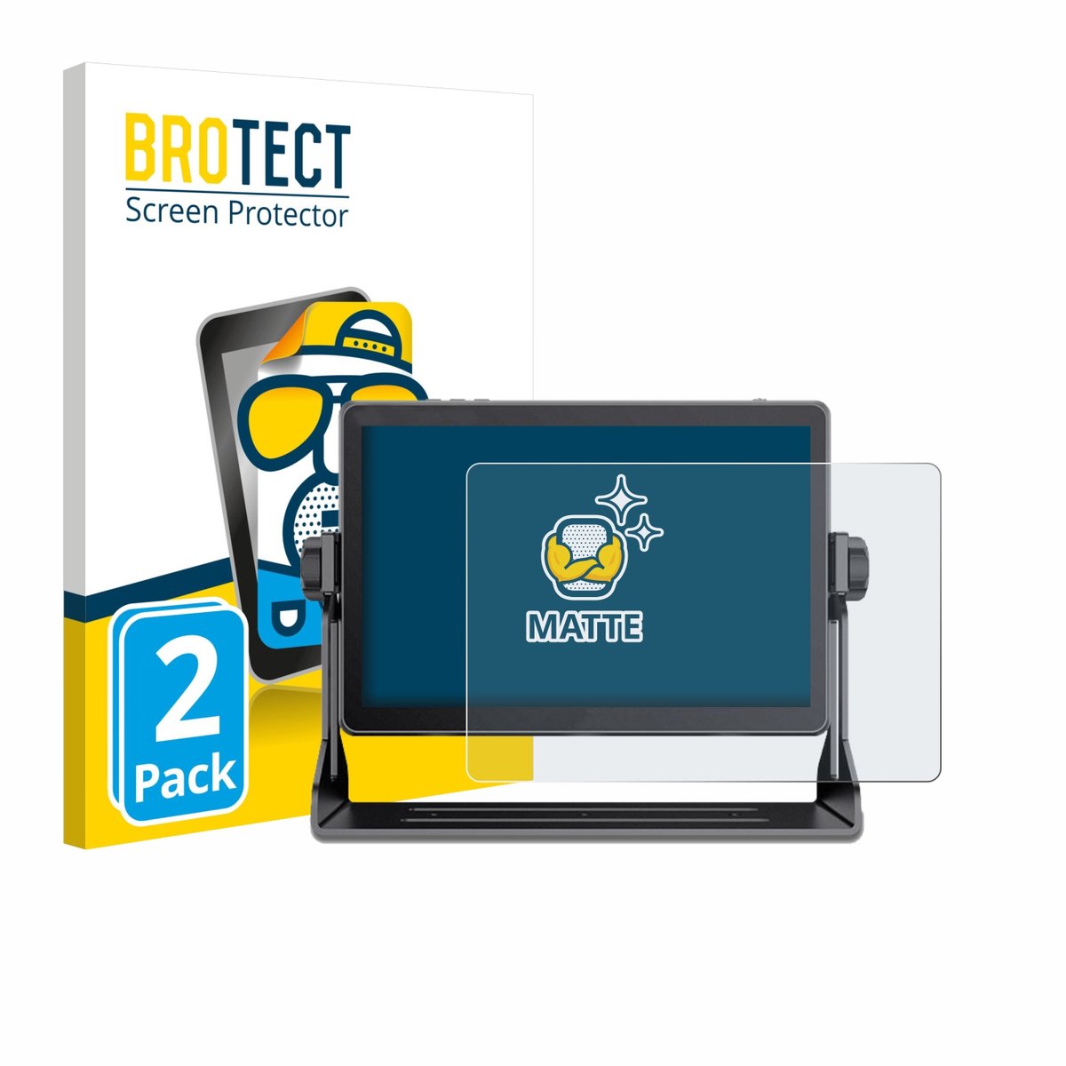 BROTECT - Screenprotector voor Feelworld LUT 11H 10.1" - Folie Beschermfolie matte 2 Stuks
