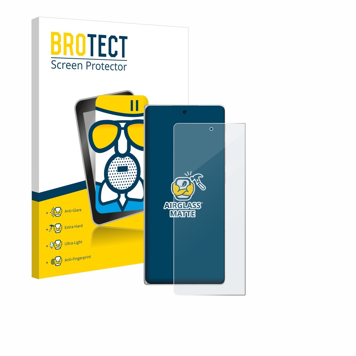 BROTECT - Screenprotector voor Vivo X Fold3 - Folie Beschermfolie Beschermglas matte