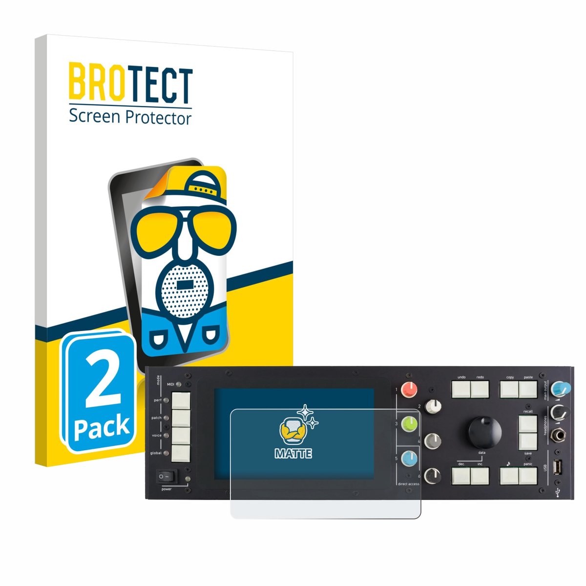 BROTECT - Screenprotector voor Kodamo EssenceFM MKII - Folie Beschermfolie matte 2 Stuks