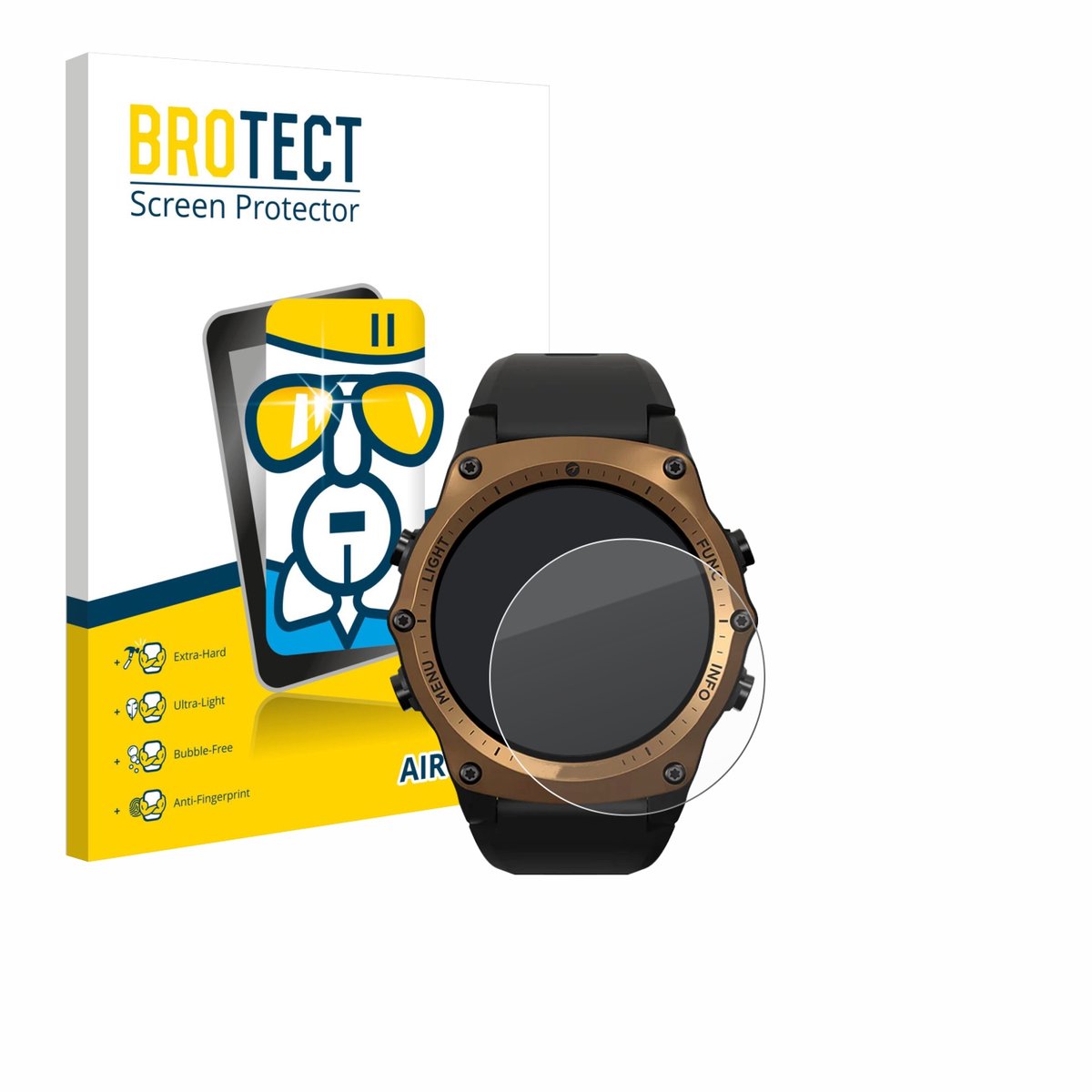 Screenprotector voor Shearwater Teric dive computer Beschermglas transparant