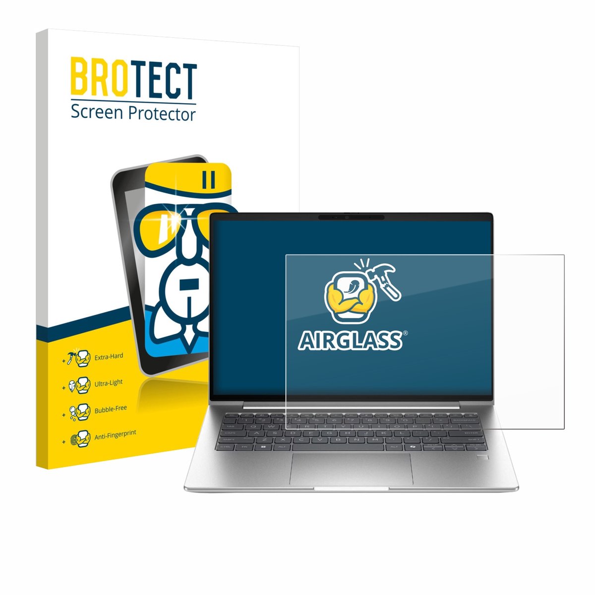 Screenprotector voor HP ProBook 4 G1a 16" Beschermglas transparant