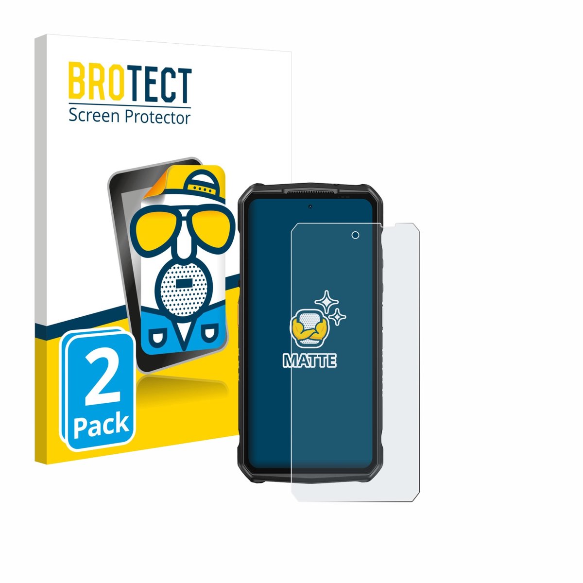 BROTECT - Screenprotector voor Ulefone Armor 29 Ultra - Folie Beschermfolie matte 2 Stuks