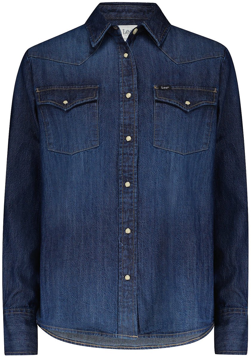 Dames shirt Lee Regular Western Blauw