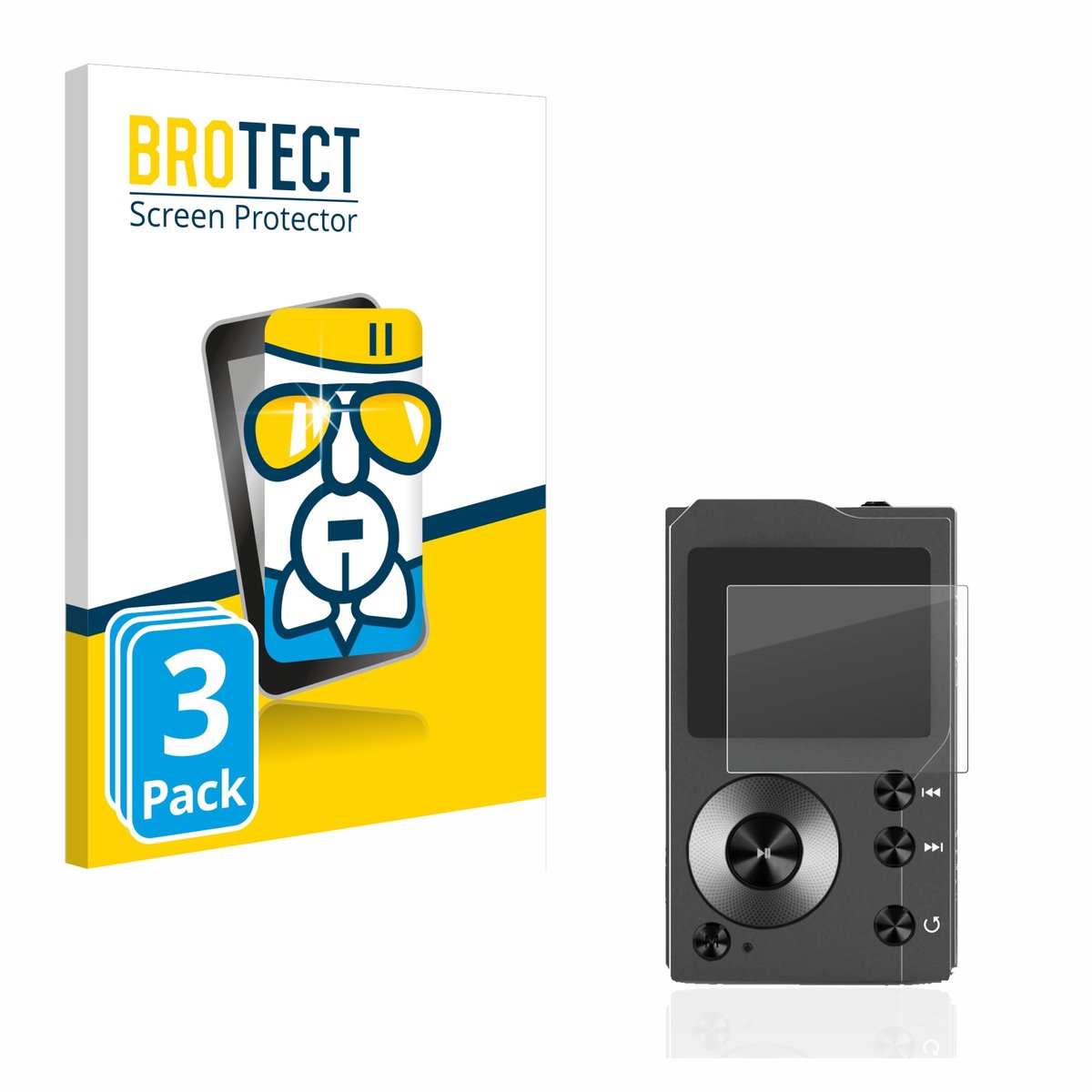 Screenprotector 3 Stuks voor Surfans F20 Beschermglas transparant