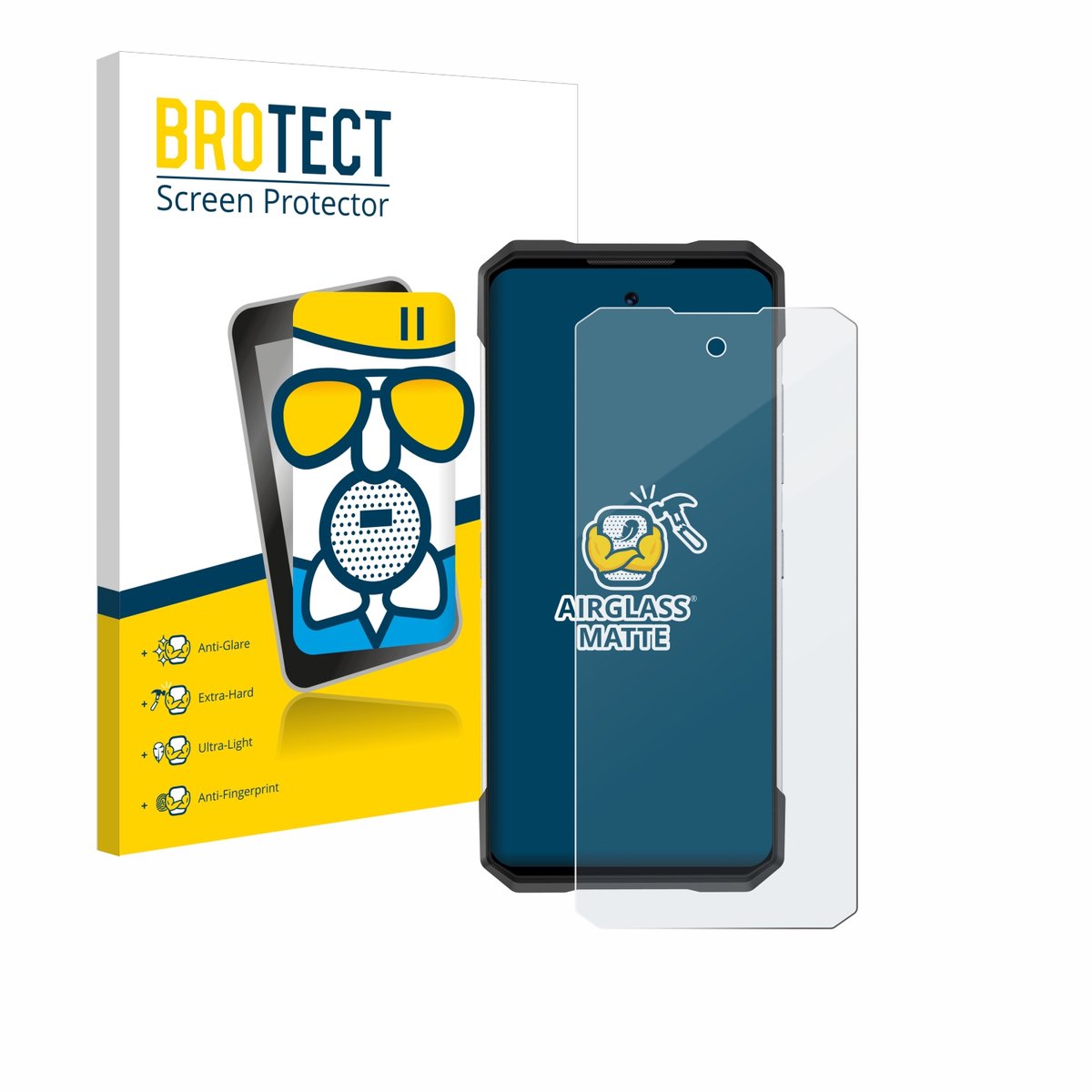 BROTECT - Screenprotector voor Doogee S200 - Folie Beschermfolie Beschermglas matte