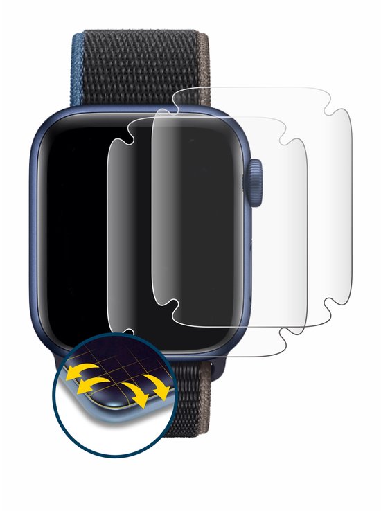 BROTECT - Protection d'écran pour Apple Watch Series 6 / SE (44 mm) - Film de protection transparent à couverture complète - (2 pièces)