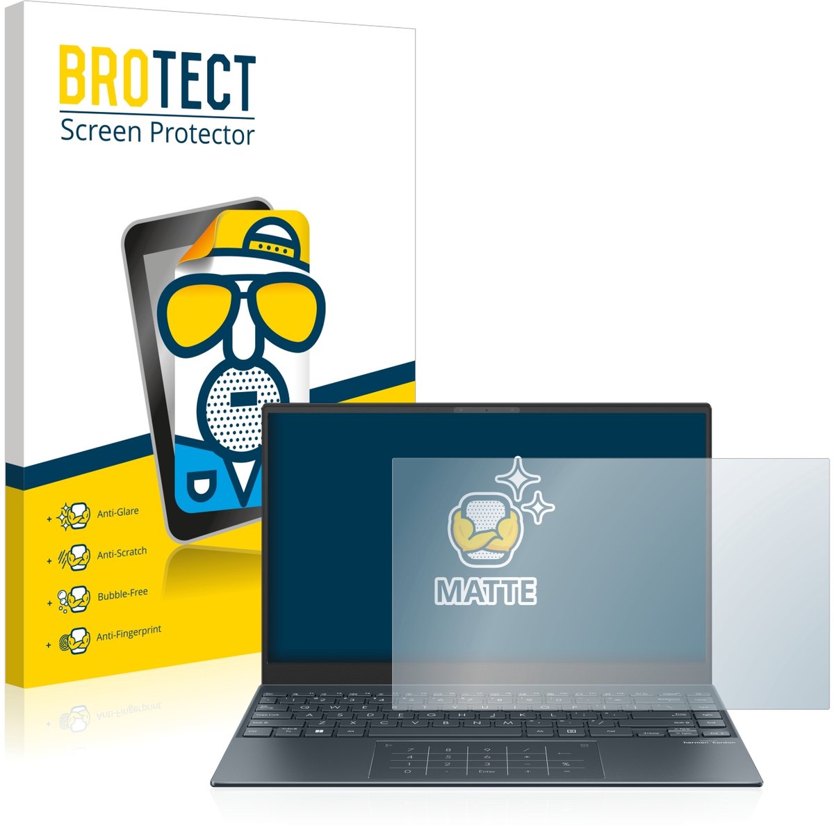BROTECT - Screenprotector voor ASUS ZenBook 13 OLED - Folie Beschermfolie matte