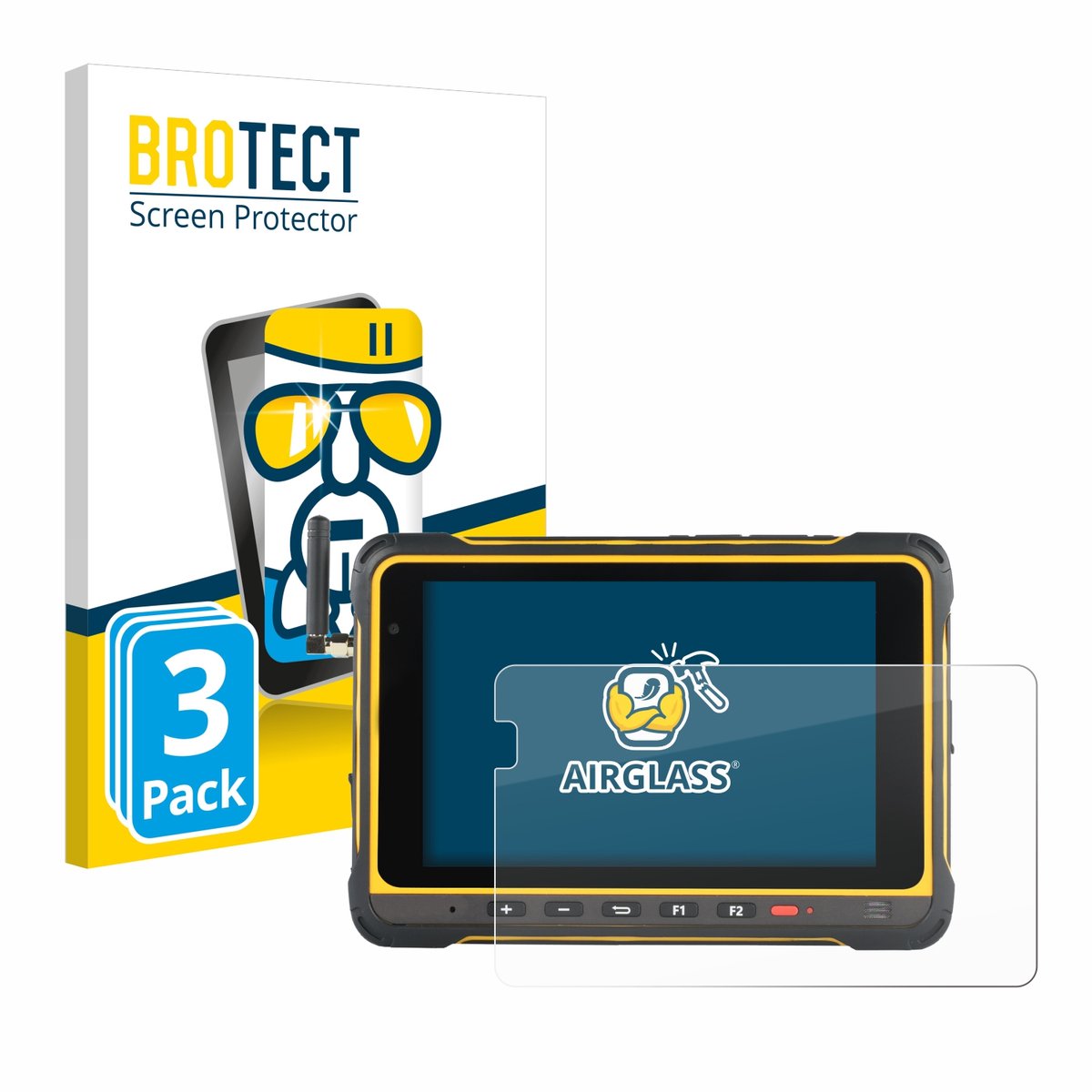 Screenprotector 3 Stuks voor AIR3 7.3 Beschermglas transparant
