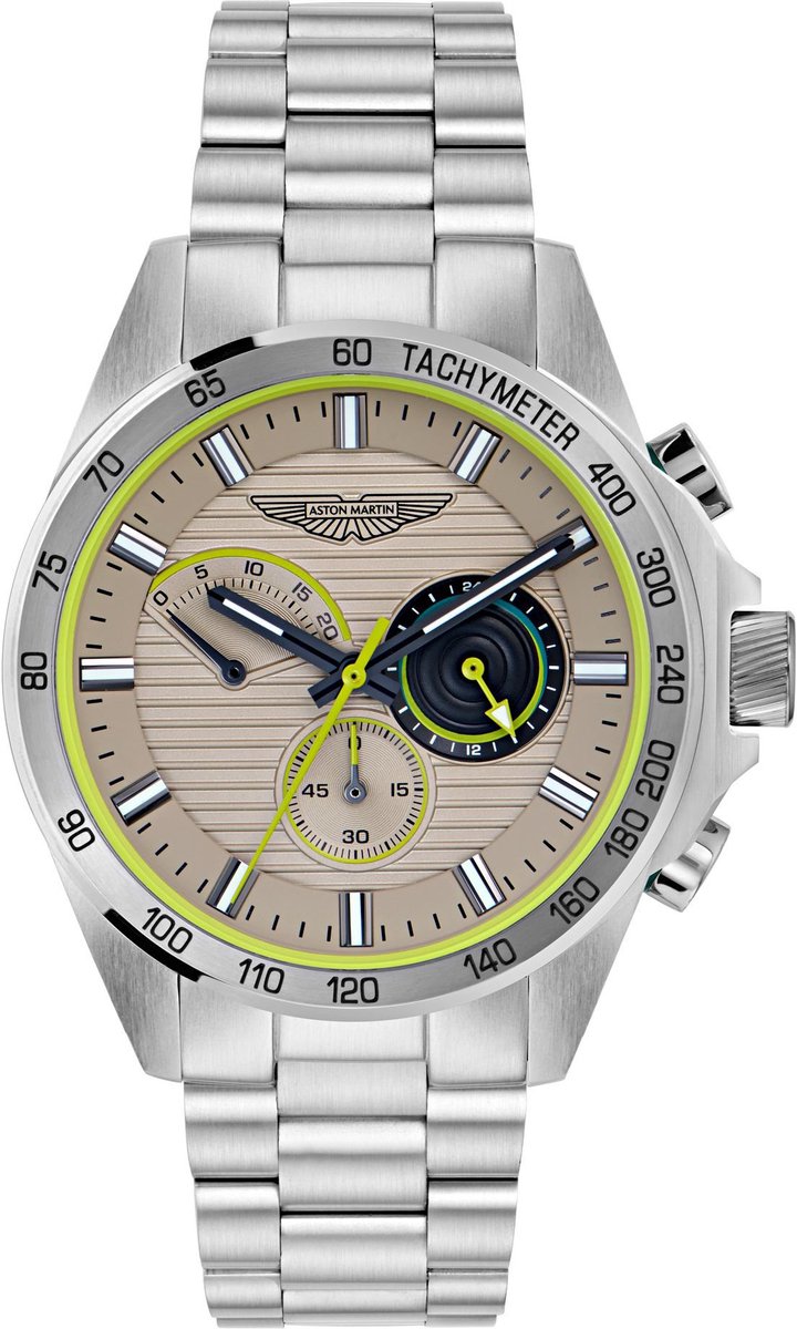 Aston Martin Aml Thrill HLC W MTRH1F504 Horloge - Staal - Zilverkleurig - Ø 44 mm