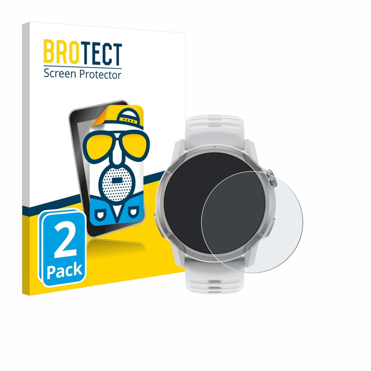 BROTECT - Screenprotector voor Coros Apex 4 (46 mm) - Folie Beschermfolie matte 2 Stuks