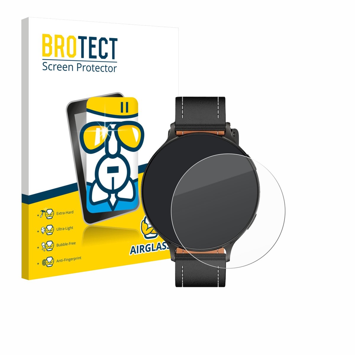 Screenprotector voor Pireware Nano Smartwatch Beschermglas transparant