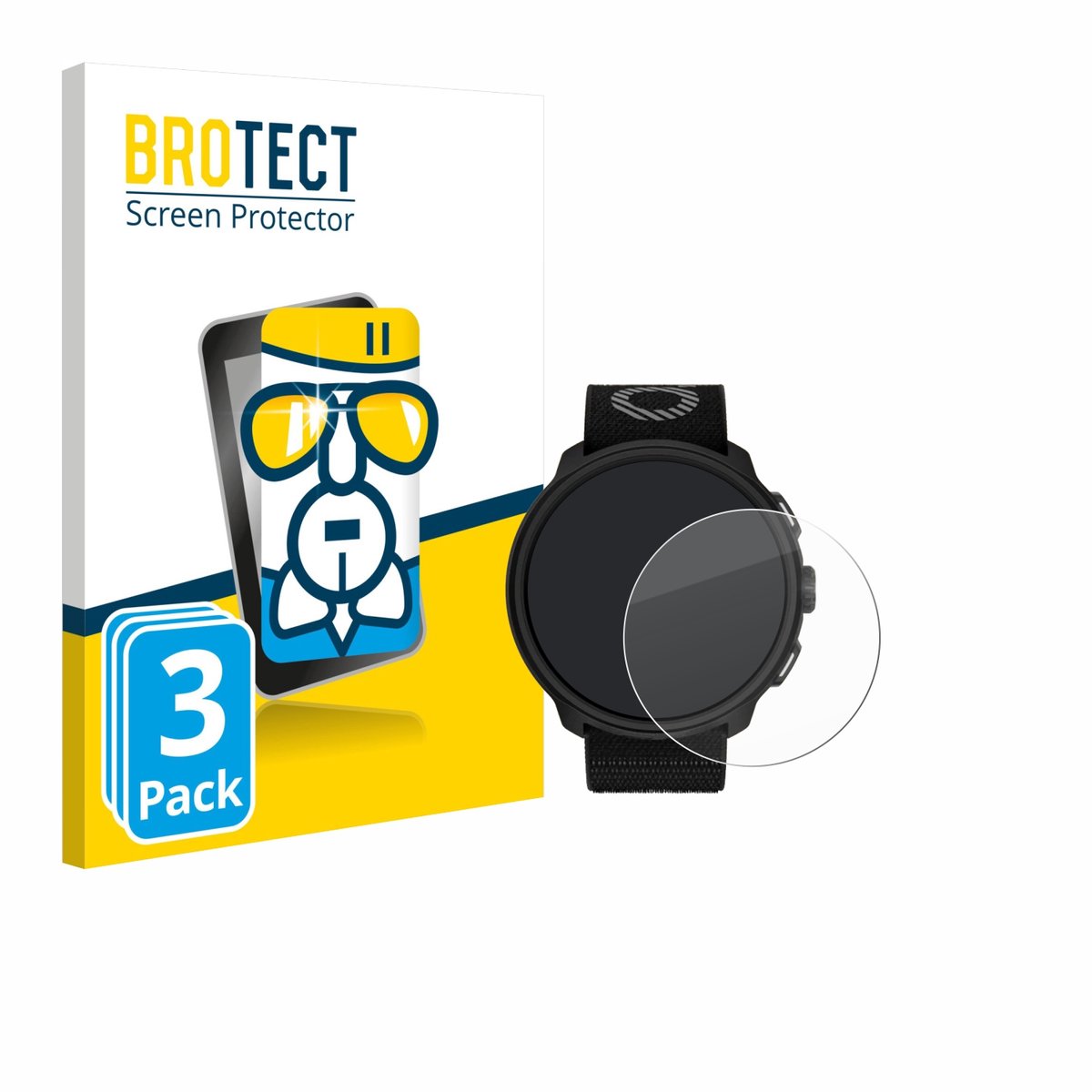 Screenprotector 3 Stuks voor Suunto Run Beschermglas transparant