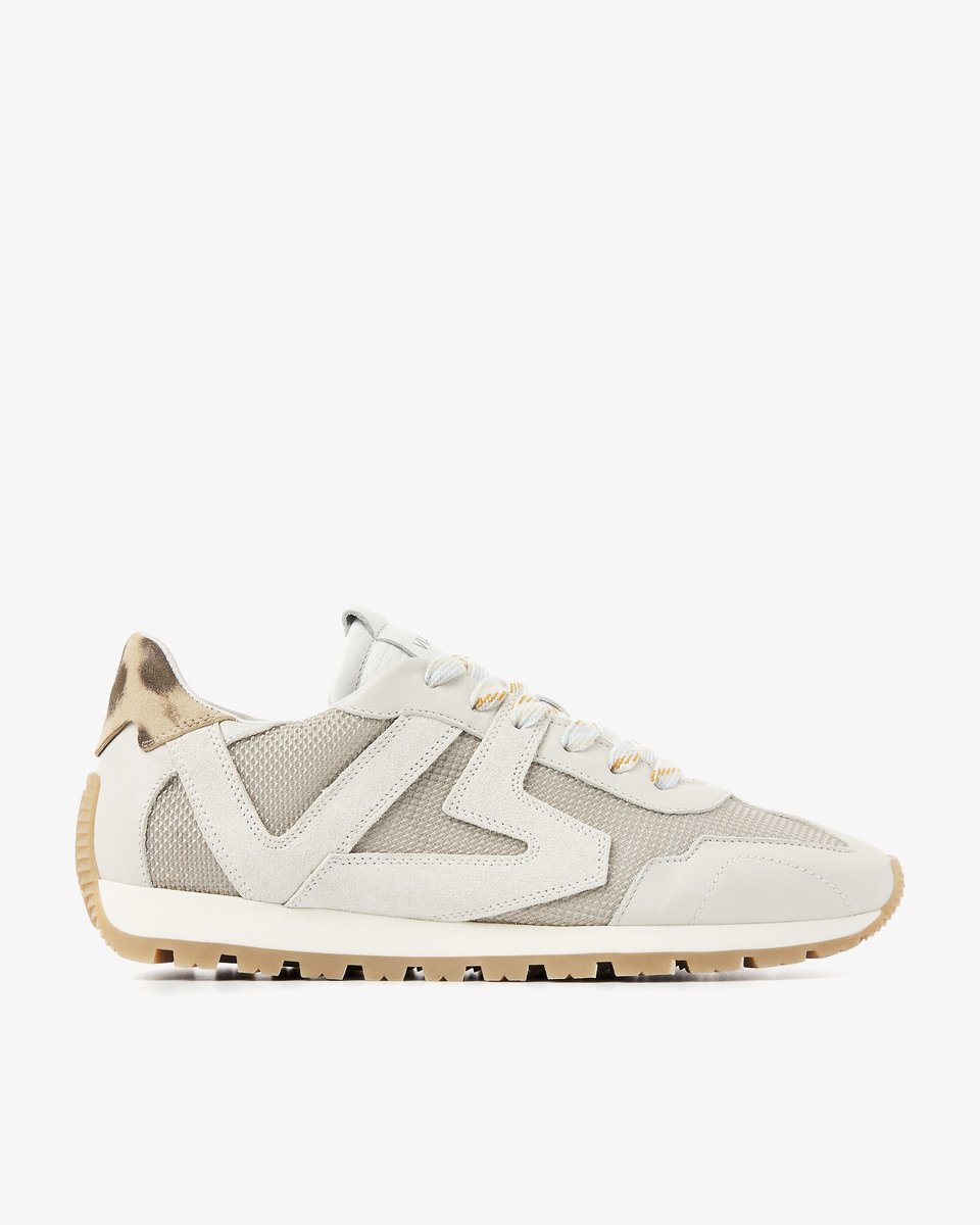 VIA VAI Scott Kenzie Sneakers Dames - Leer,Mesh,Su�de - Wit