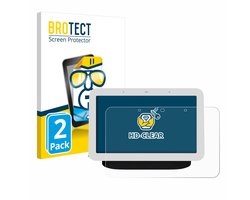 BROTECT - Screenprotector voor Google Nest Hub 2 - Folie Beschermfolie transparant 2 Stuks