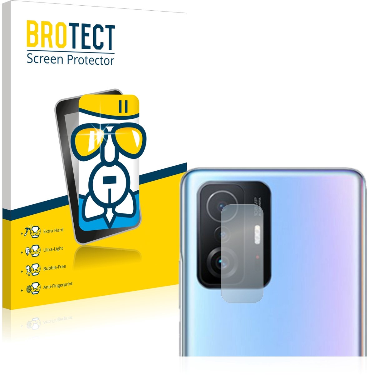 Screenprotector voor Xiaomi 11T Pro (ALLEEN Camera Lens) Beschermglas transparant