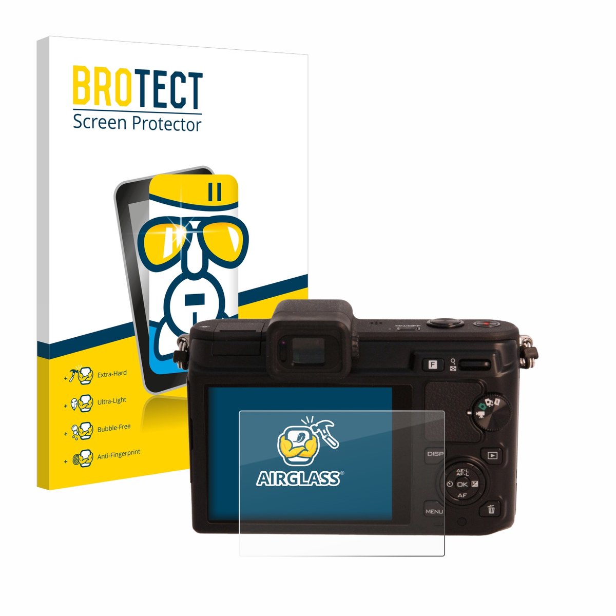 Screenprotector voor Nikon 1 V1 Beschermglas transparant