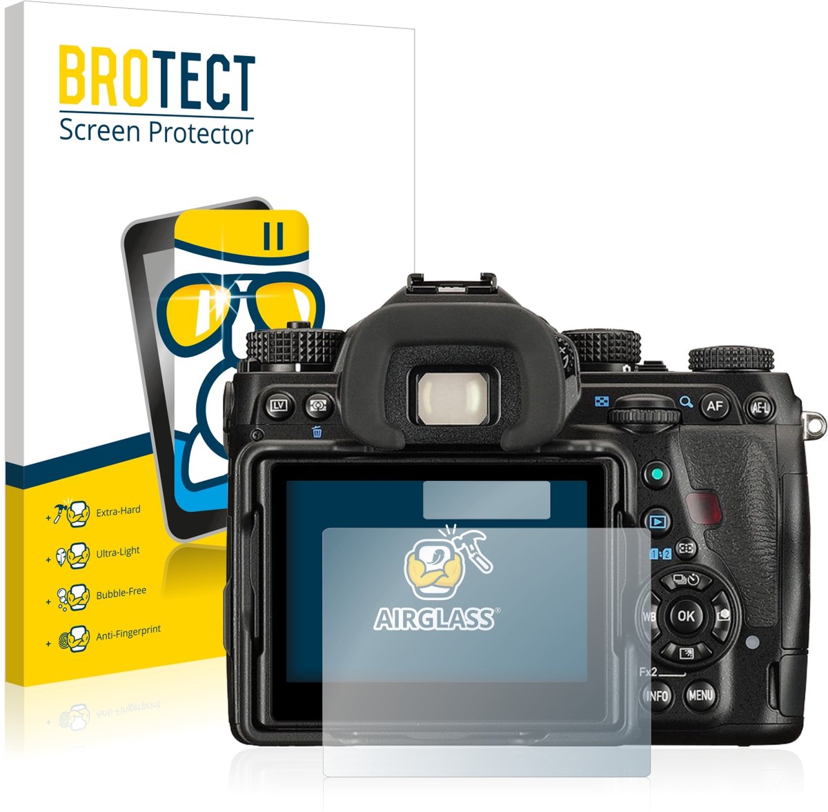 Screenprotector voor Pentax K-1 Beschermglas transparant