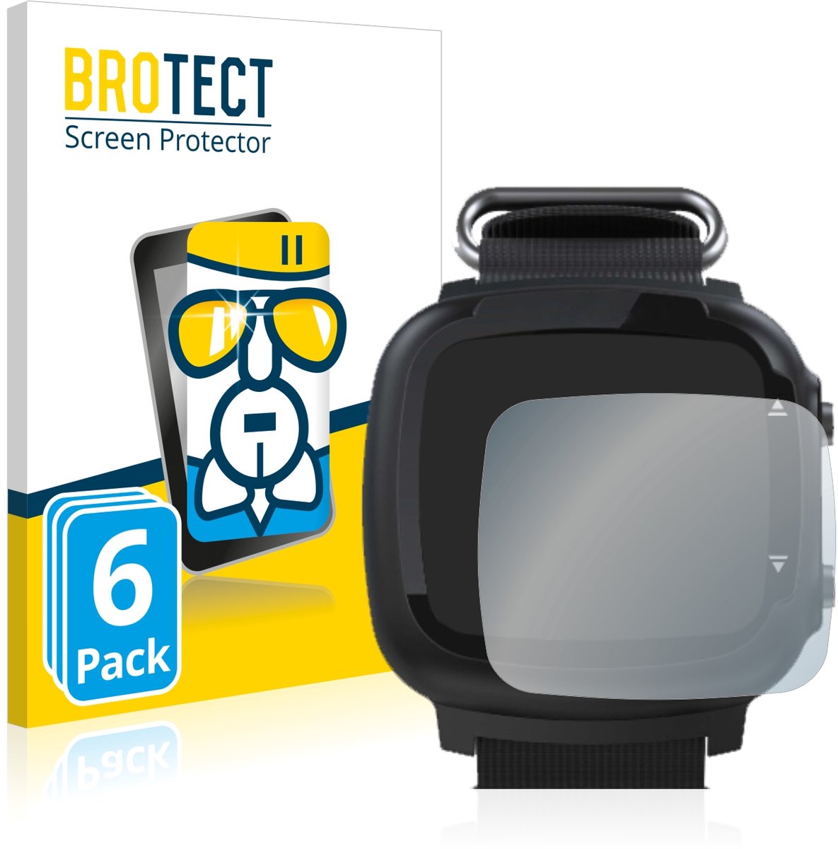 Screenprotector 6 Stuks voor Aqualung i330r Beschermglas transparant