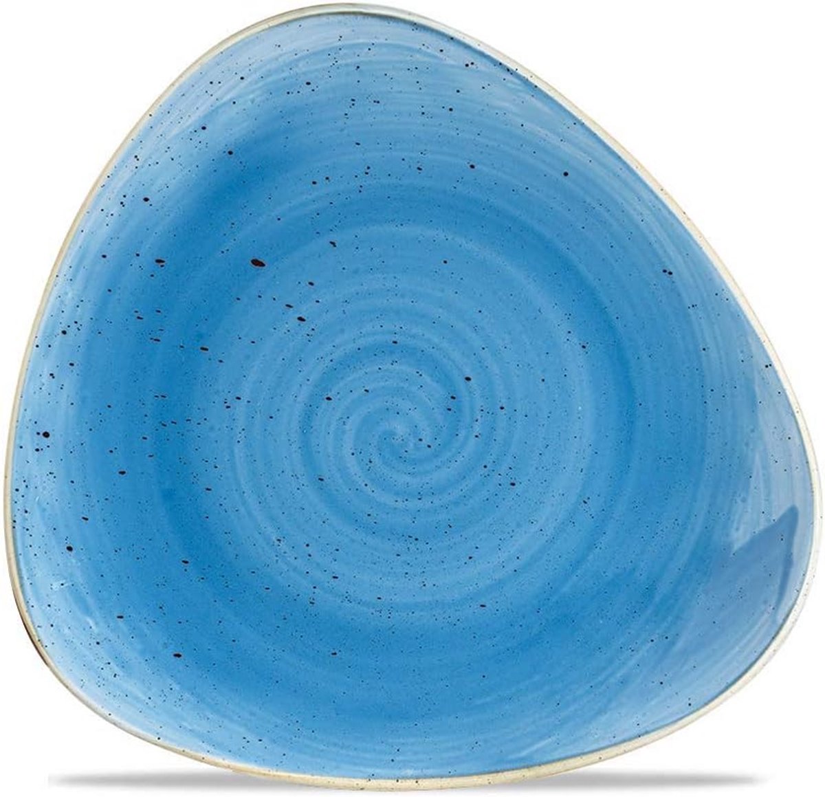 Driehoekig Borden Set Keramiek Rustiek Design 19,2 cm