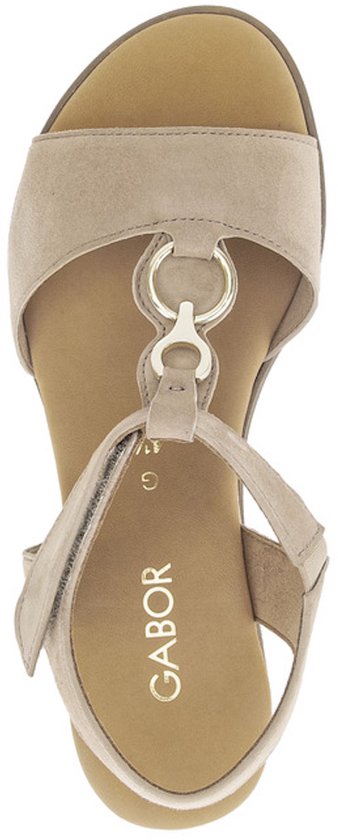 Gabor Plateau-Sandalen für Damen aus Leder 183142975126 (Blau) online