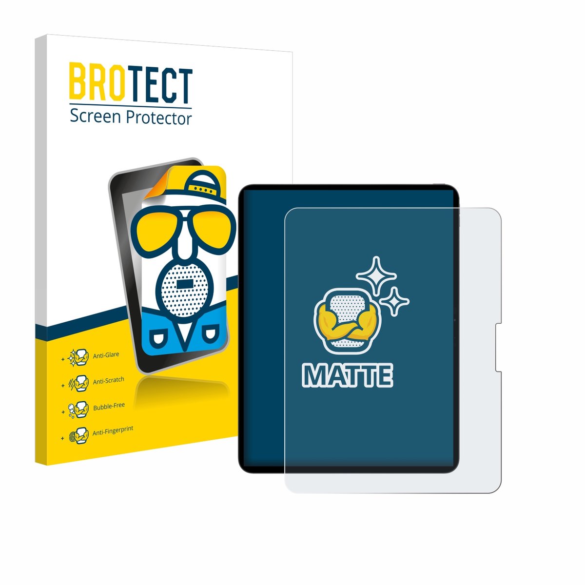 BROTECT - Screenprotector voor Apple iPad Pro 13" WiFi 2024 - Folie Beschermfolie matte