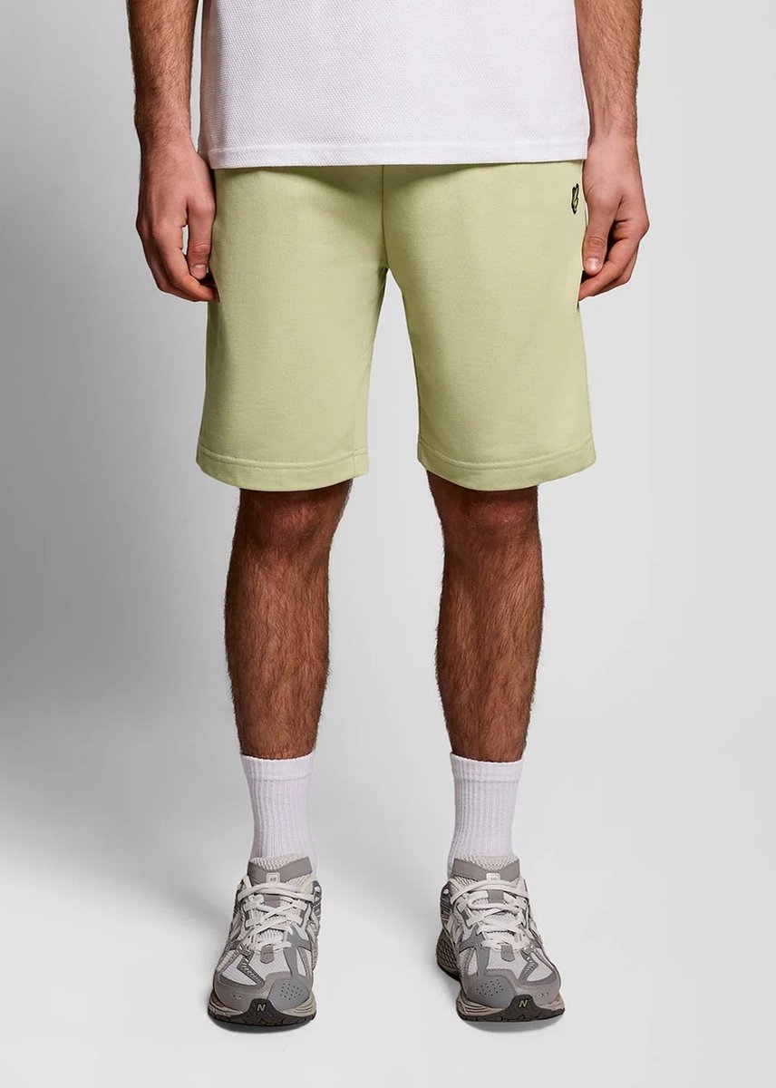 Lyle & Scott Plain sweat short - herb green
