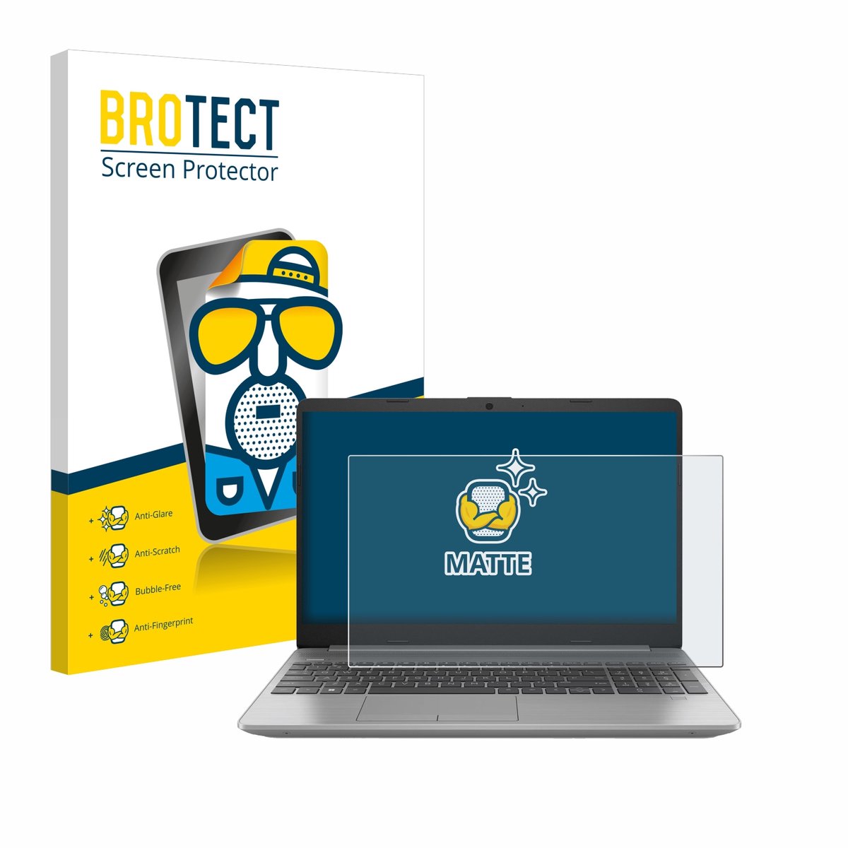 BROTECT - Screenprotector voor HP 250 G9 - Folie Beschermfolie matte
