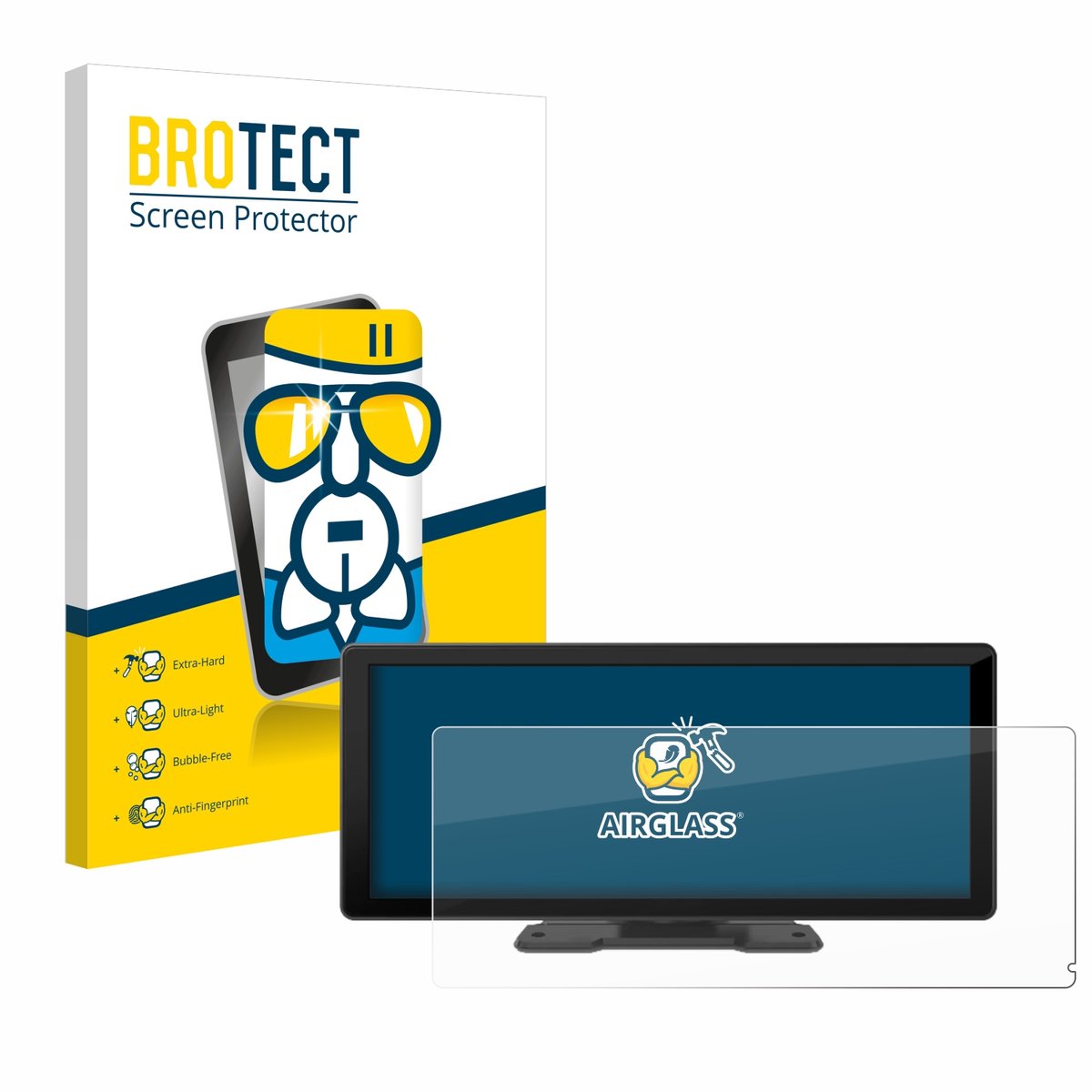 Screenprotector voor Carpuride W103 10.3" Beschermglas transparant