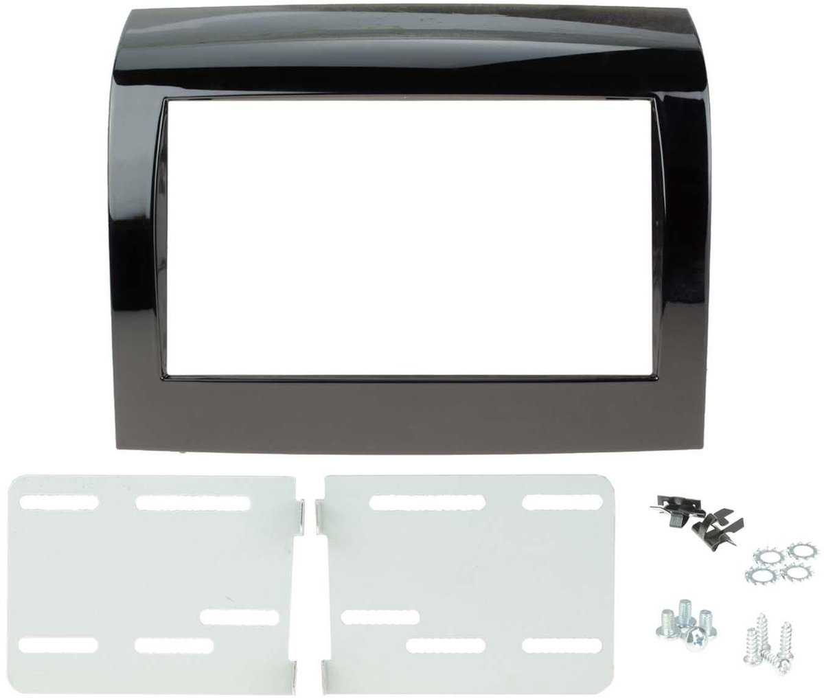 2-DIN frame ECO Ducato/Jumper/Boxer 2014-2015 Piano zwart
