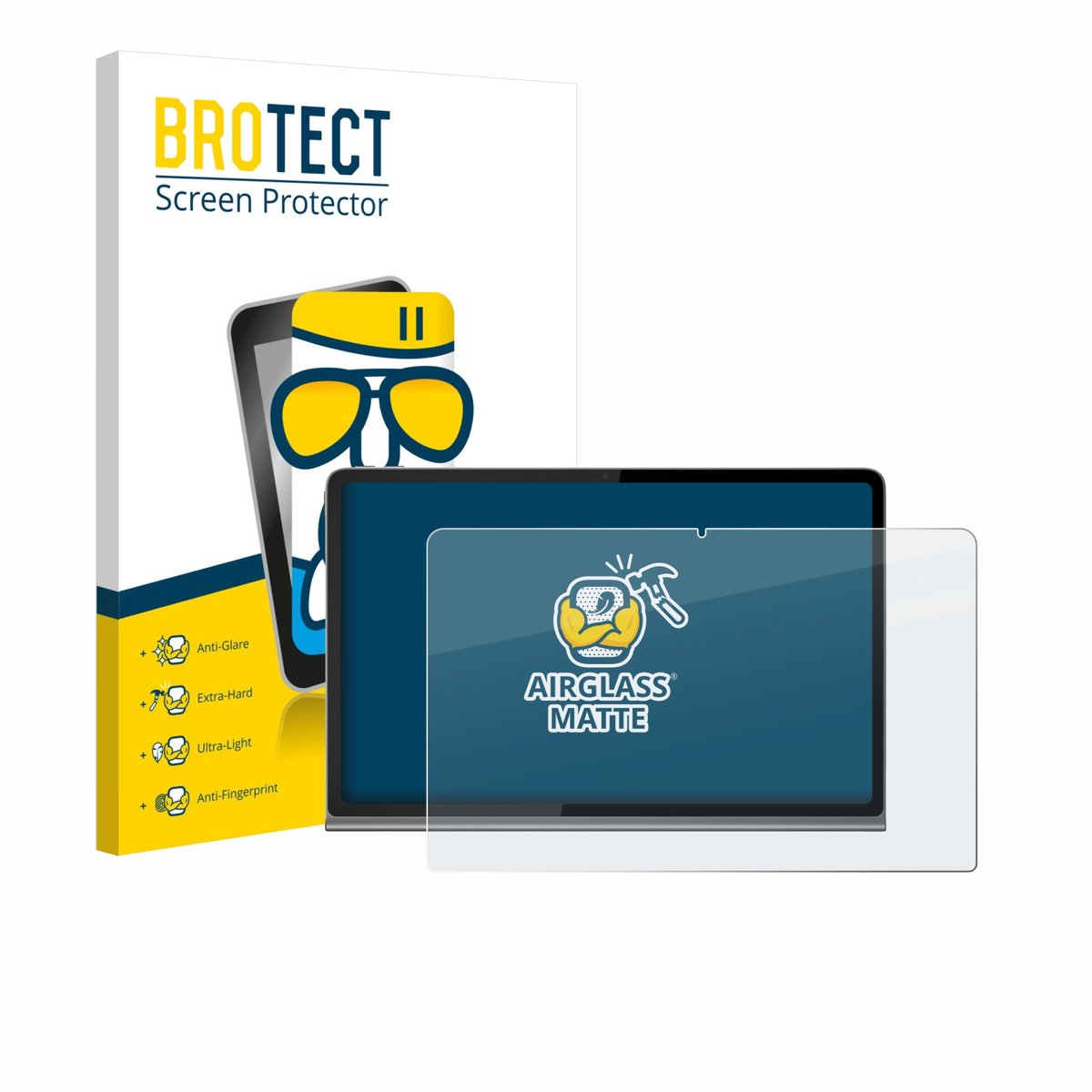 BROTECT - Screenprotector voor Lenovo Tab Plus - Folie Beschermfolie Beschermglas matte