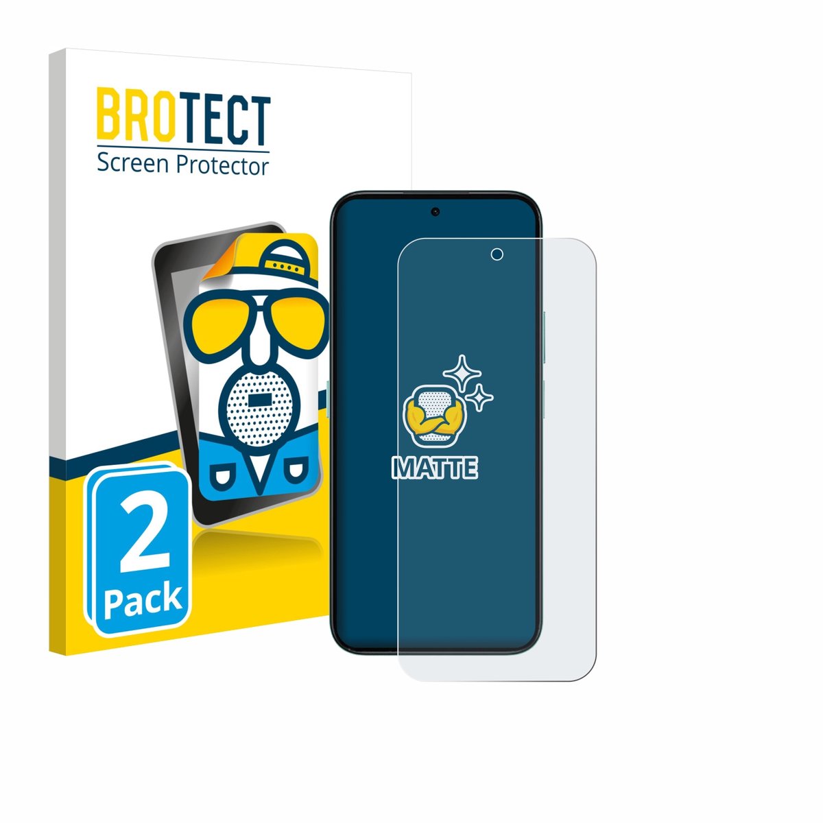 BROTECT - Screenprotector voor Honor Play 10C - Folie Beschermfolie matte 2 Stuks