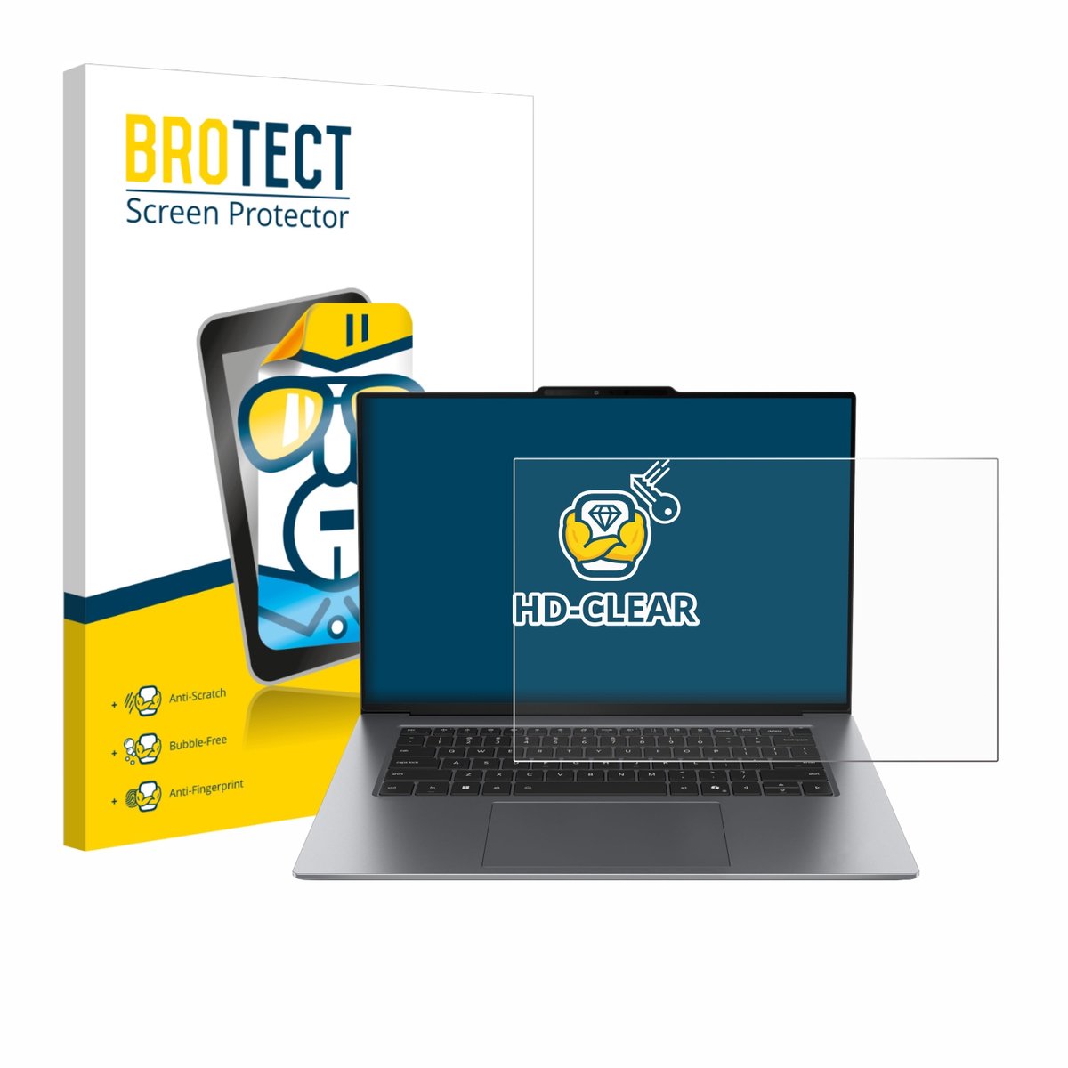 BROTECT - Screenprotector voor Lenovo ThinkPad X9 14 G1 - Folie Beschermfolie transparant