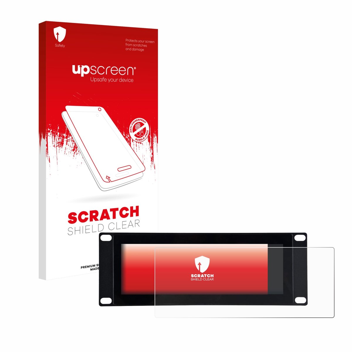 upscreen - Screenprotector voor GeeekPi DP-0059 7.84" - Folie Beschermfolie transparant
