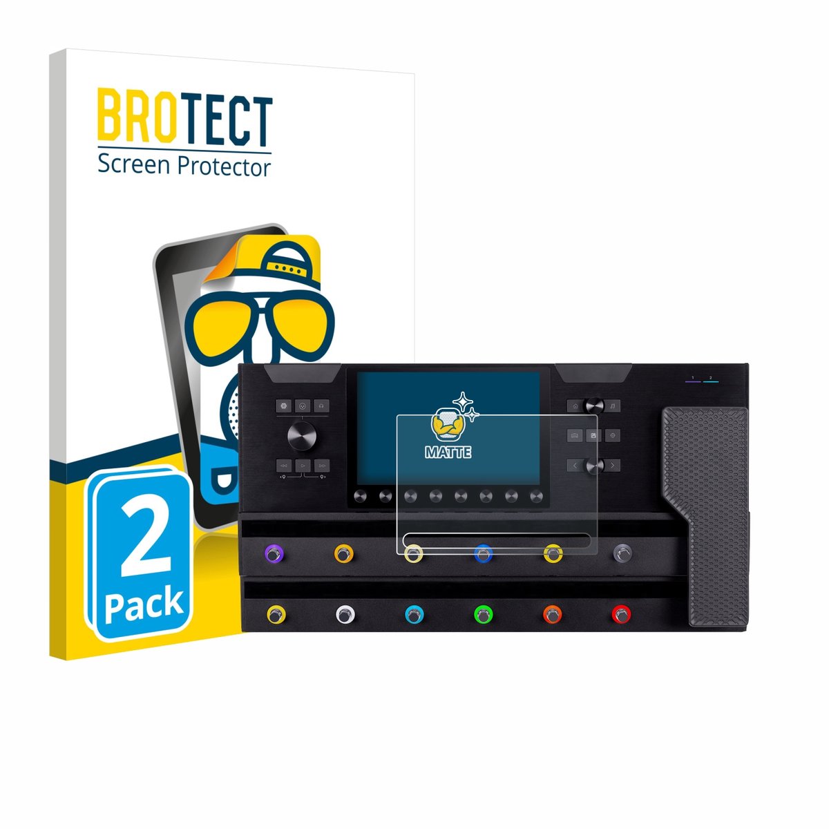 BROTECT - Screenprotector voor Line 6 Helix Stadium XL - Folie Beschermfolie matte 2 Stuks