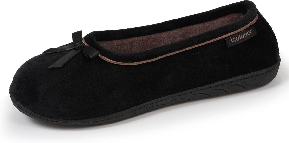 Dames Ballerina Pantoffels met Traagschuim Zool - Ultrazachte & Comfortabele Thuisschoenen