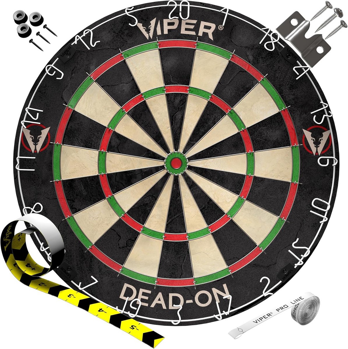 Professioneel Dartbord met Sisal en Stalen Punten voor Dartpijlen
