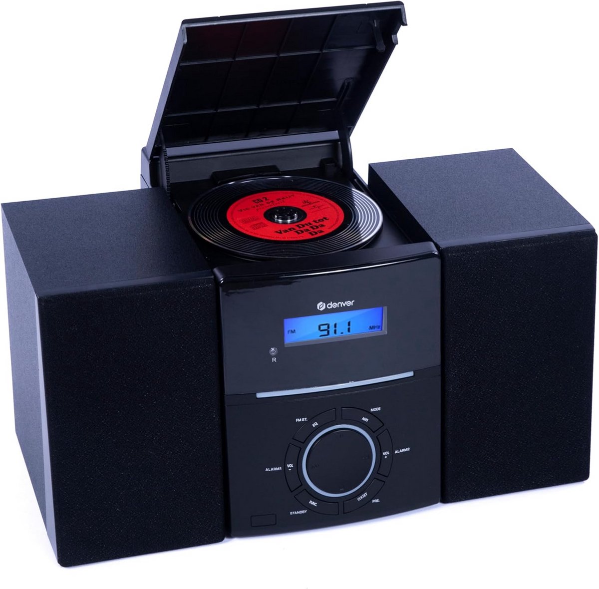 CD-Speler met FM Radio en Wekker - 30 Voorkeuzestations en AUX-ingang