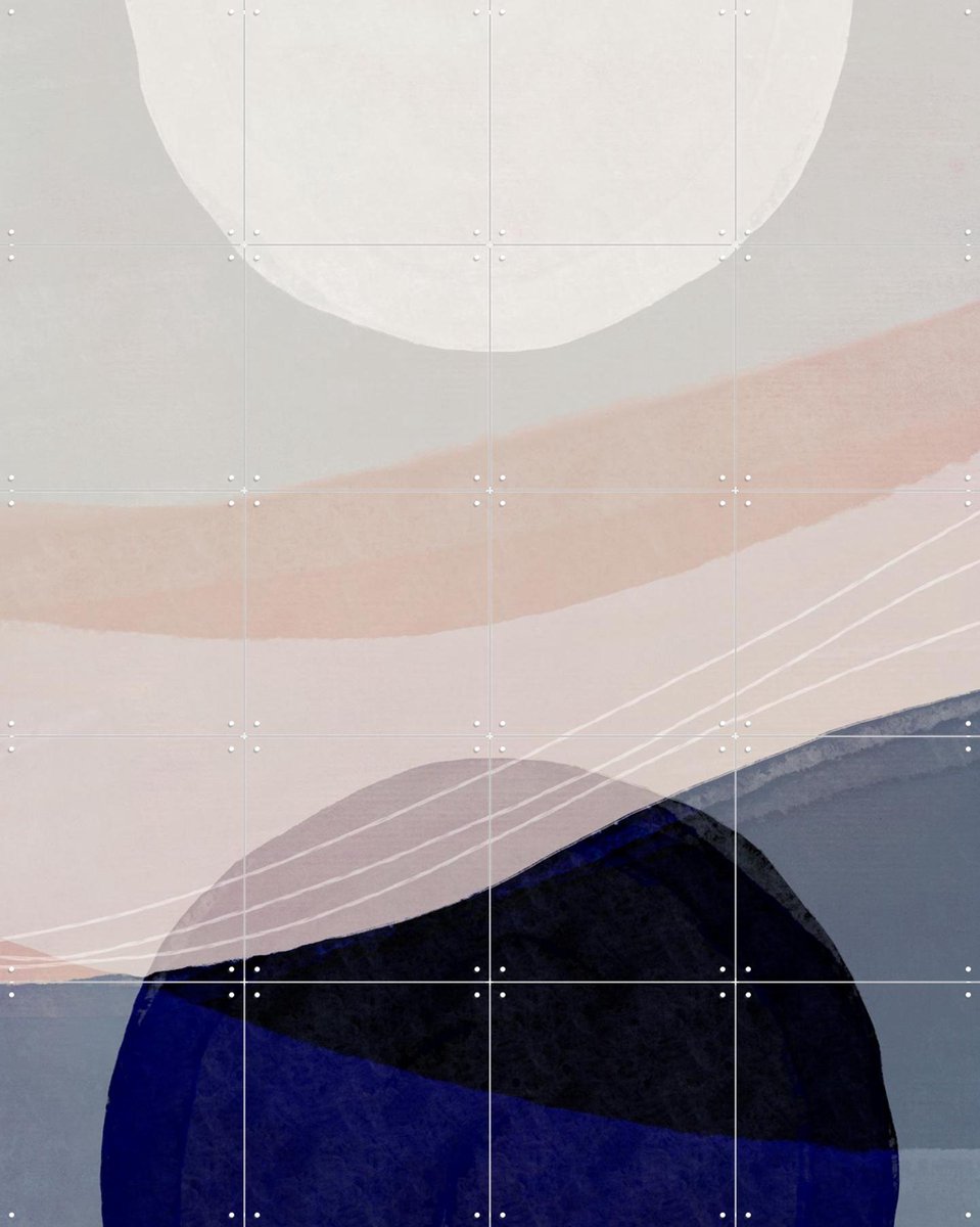 IXXI Graphic 242, Mareike Böhmer - 80 x 100 cm - Gratis ophangtool - Grote wanddecoratie en posters - Grafisch Ontwerp, Illustraties,