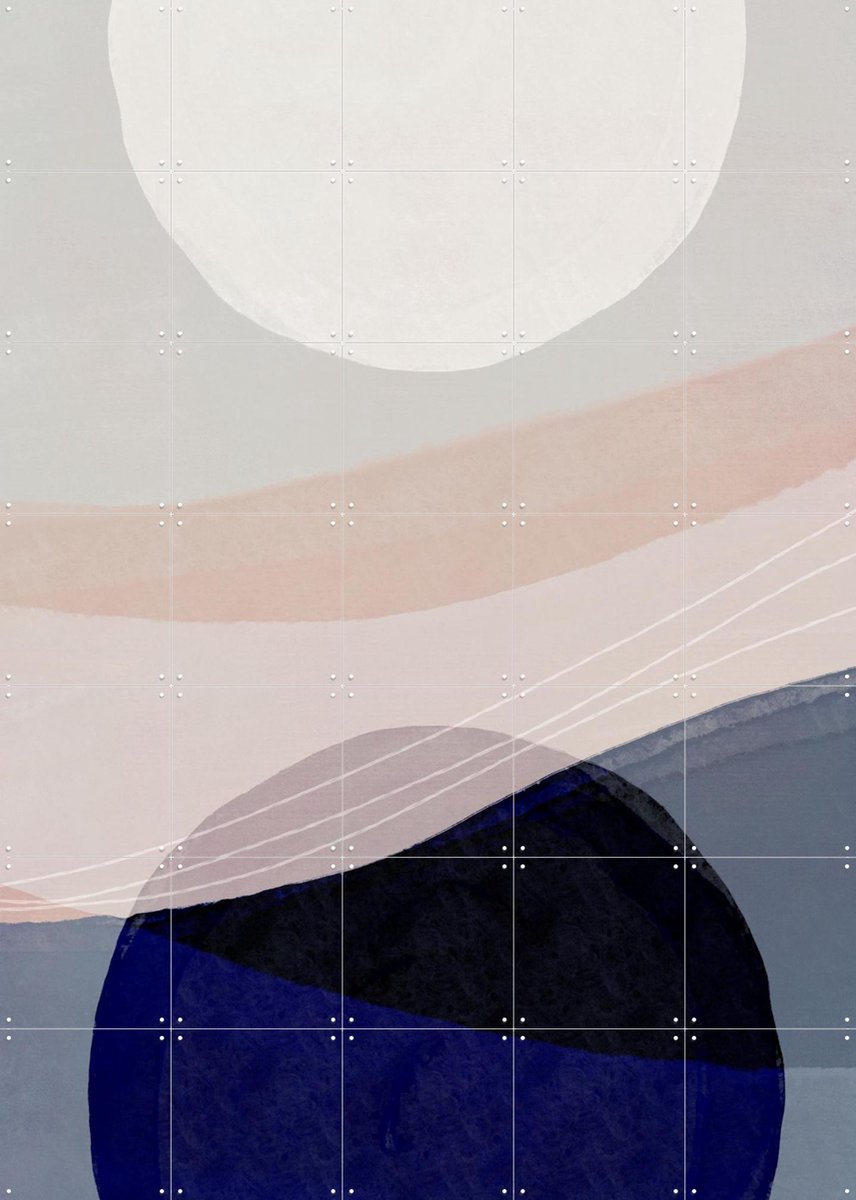 IXXI Graphic 242, Mareike Böhmer - 100 x 140 cm - Gratis ophangtool - Grote wanddecoratie en posters - Grafisch Ontwerp, Illustraties,