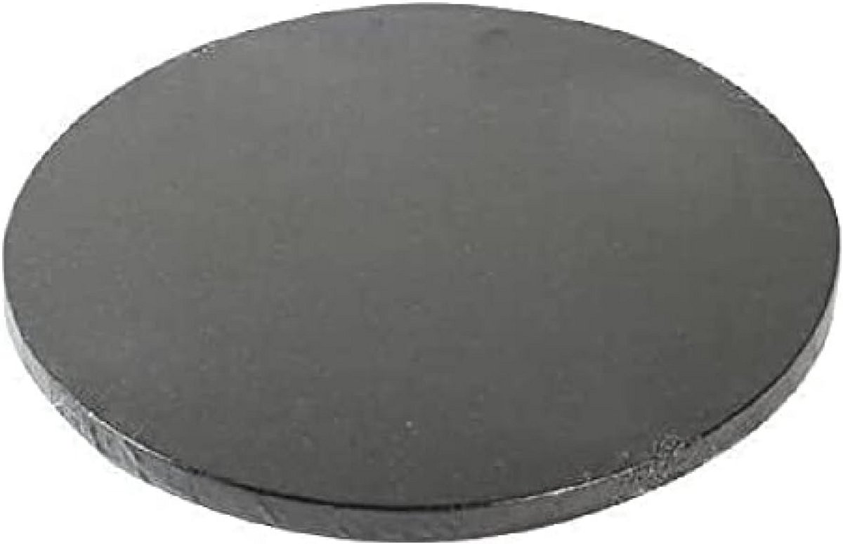 Ronde Taartkarton Zwart Ø 25 cm voor Taarten en Gebak