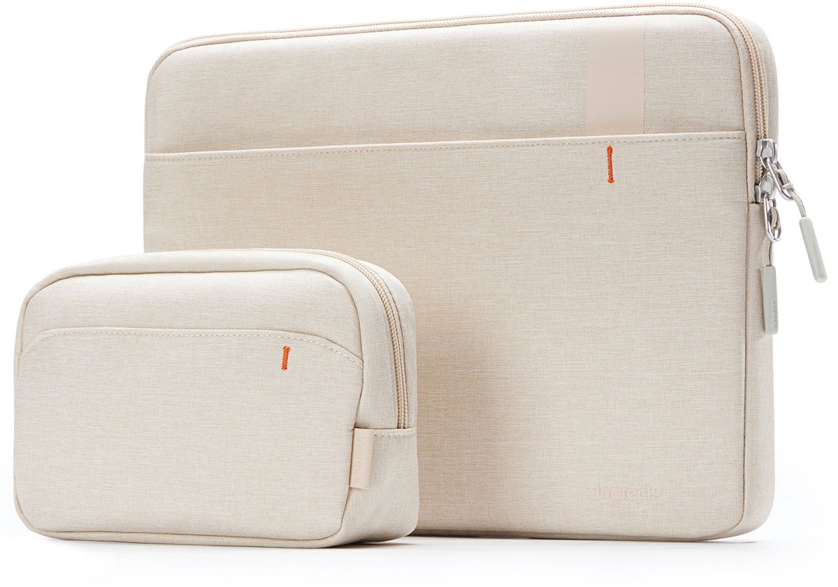 Inateck LB01011 33 cm (13") Opbergmap/sleeve Beige