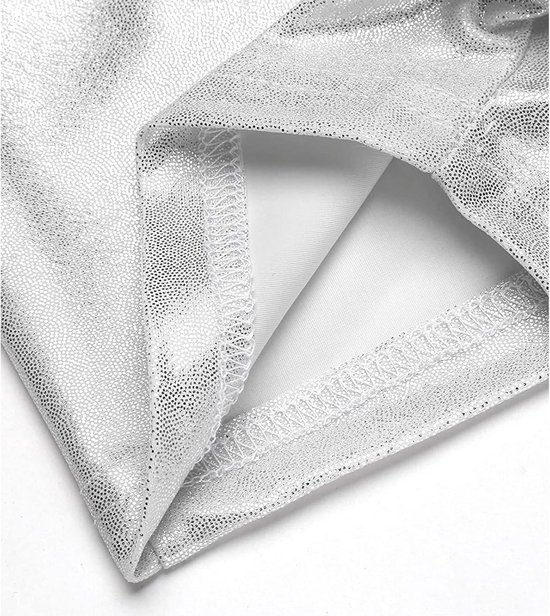Glanzende Metallic Shorts met Elastische Taille voor Kinderen en Meisjes — afbeelding 3