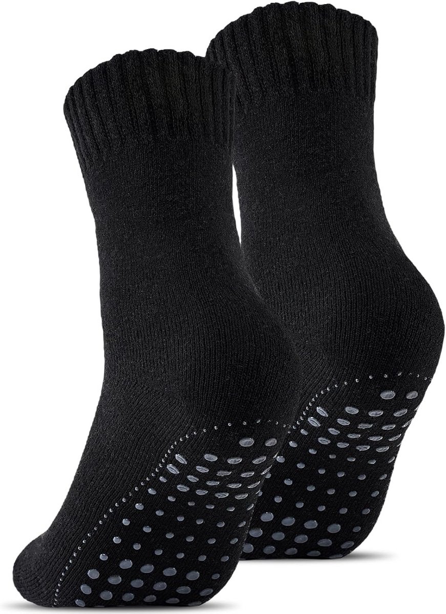 Warme Thermo Sokken met Antislip voor Winter en Huis - 2 Paar