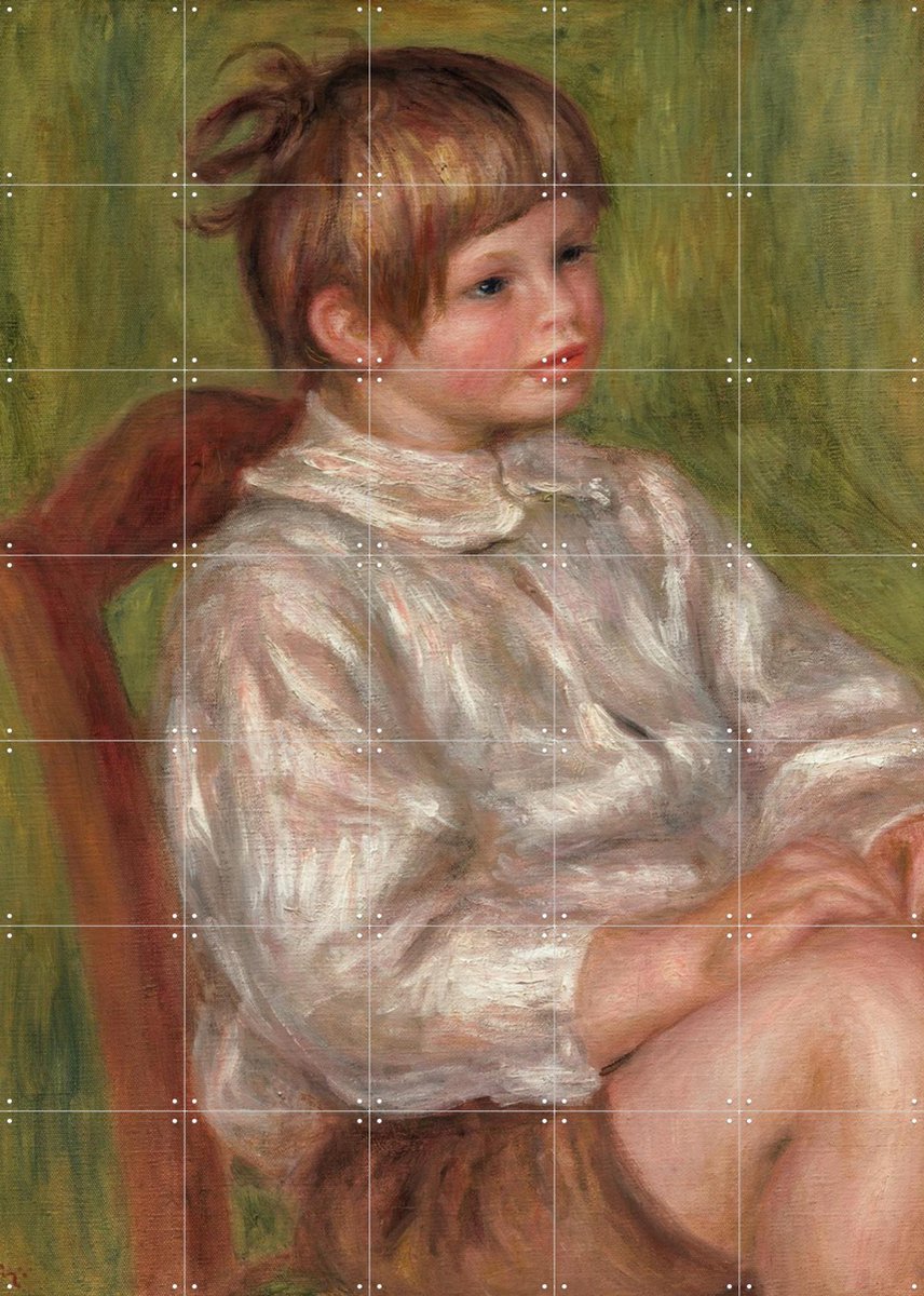 IXXI Coco (Claud Renoir), Pierre-Auguste Renoir & Museum of Fine Arts Boston - 100 x 140 cm - Gratis ophangtool - Grote wanddecoratie en posters -