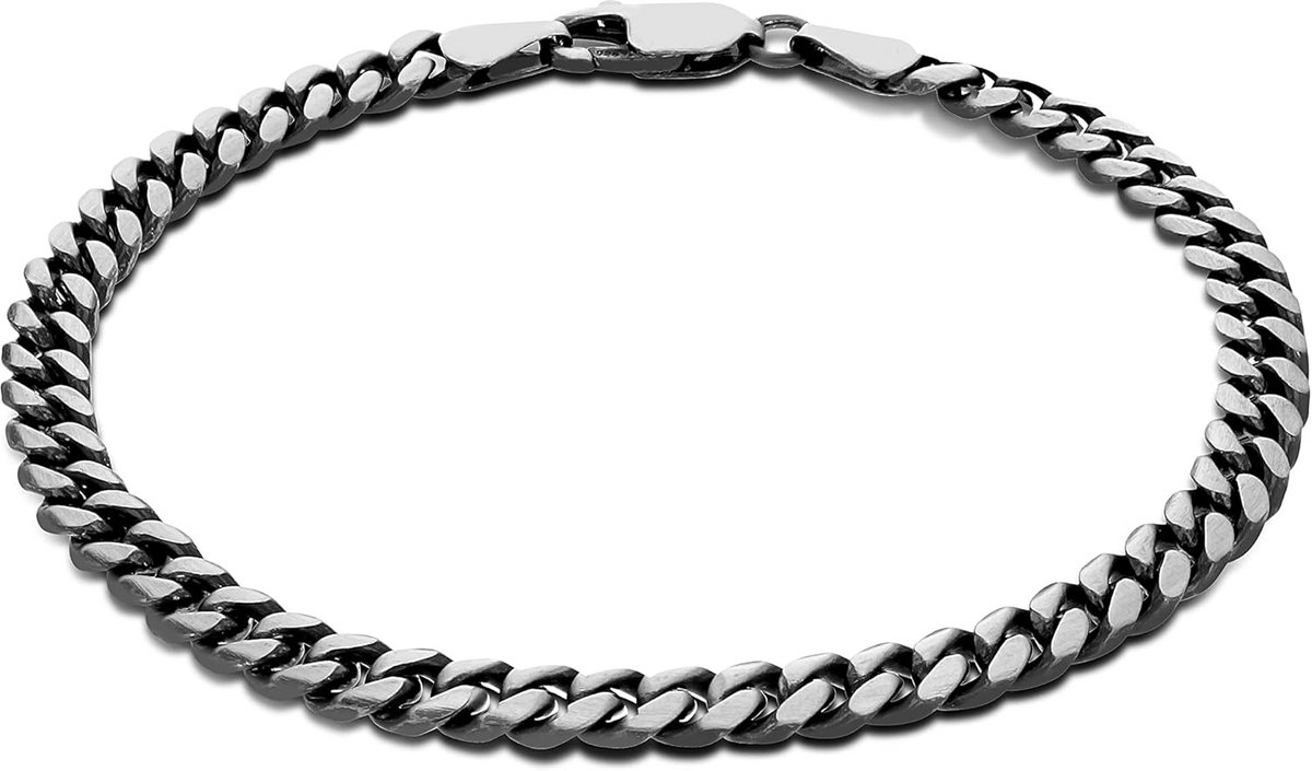 Dames Armband Sterling Zilver 925 Schakelmodel 5 mm Breed