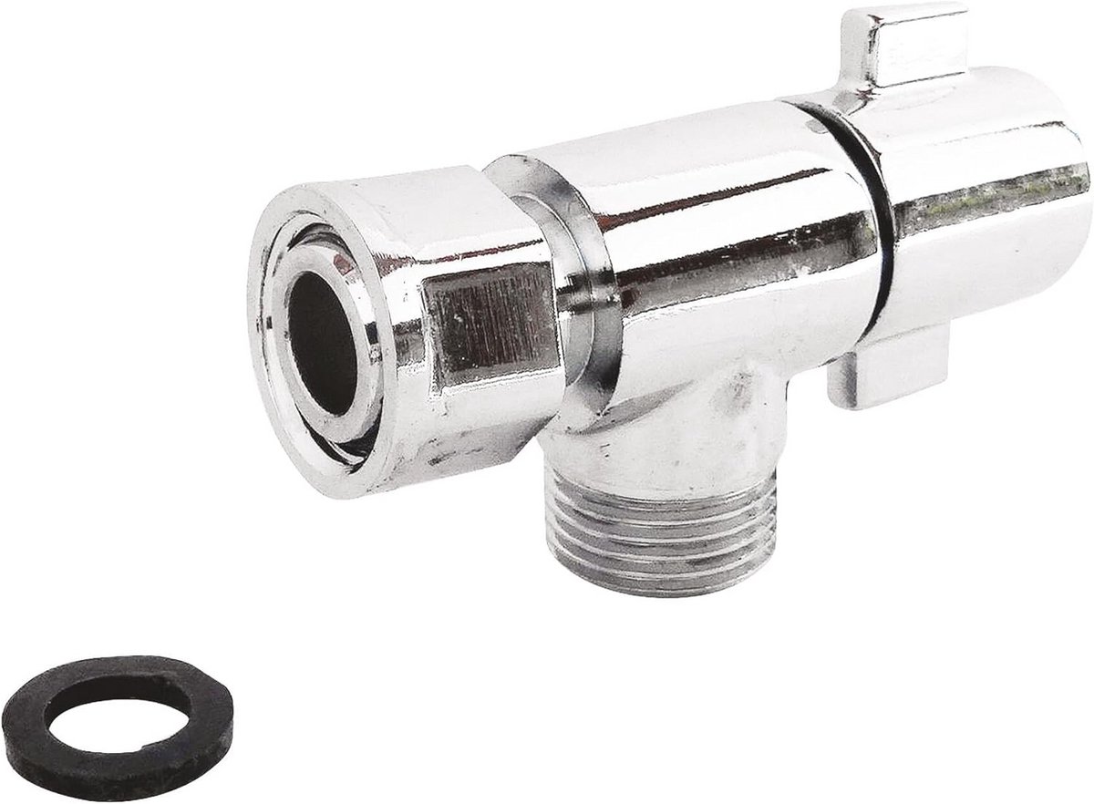 Design Hoekstopkraan Grijs M12/17 (3/8") voor Toilet Aansluiting