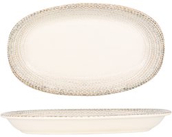 By Bone Serveerschaal - Misis - Porselein - 24x14.5 cm - set van 2