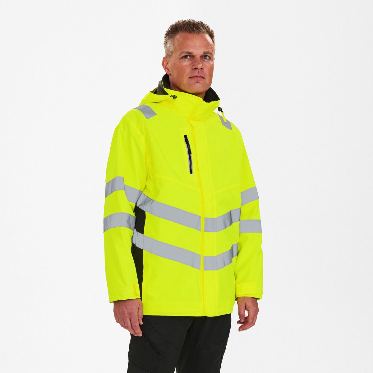 Engel Safety parka shelljack 1145-930 - Hi-vis Yellow / Black - 5XL
