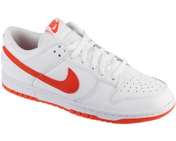 Nike Dunk Low Retro, Mannen, Wit, Sneakers, maat: 44,5