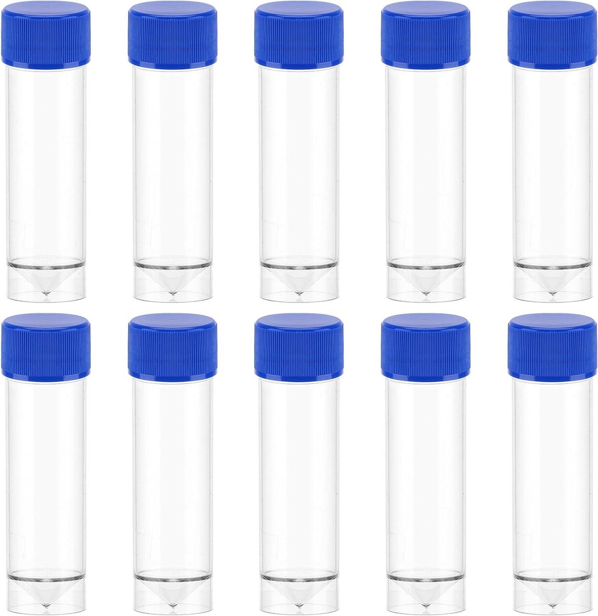 Proefbeker met schroefdeksel - 10 stuks, 25-30 ml - voor medisch gebruik